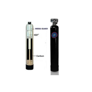 Fleck 5600 Whole House Water Filtration System with KDF 55 1 cu ft