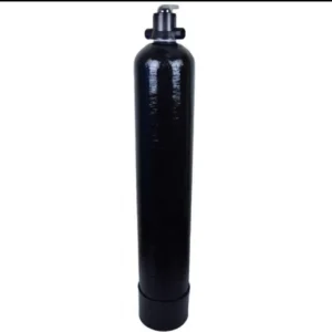 1.5 cubic ft pH water filter backwash system with bypass head, calcite acid neutralizer in 10x54 tank.