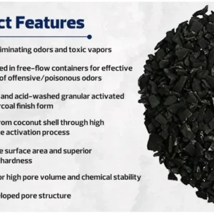 10 Lbs Catalytic Coconut Shell Carbon | Chloramine, H2S & VOC Removal